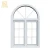 Import House sliding window grill design with modern simple design powder coated white aluminium french half moon arch windows from China