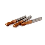 HSS titanium tungsten carbide steel end milling cutter for hard metal stainless CNC machining tools
