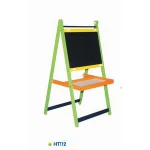 HT-EB007 MDF easel and chalkboard paint stand children furniture