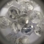 Huanghe whirlwind loose diamond white VVS lab grown hpht rough diamond