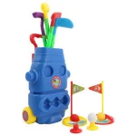 Huiye 2020 new arrival kids sport game outdoor golf toys set