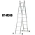 Import husky elastic aluminium outdoor multipurpose 2 sections ladder from China