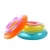 Import ICTI fashion factory eco-friendly OEM floating tube bright pvc transparent candy color inflatable swimming rings from China