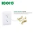 Import IGOTO 10A 125V PC brass material 3 gang switch+1 way no neon swith from China