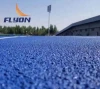 Impermeable synthetic running track for stadium