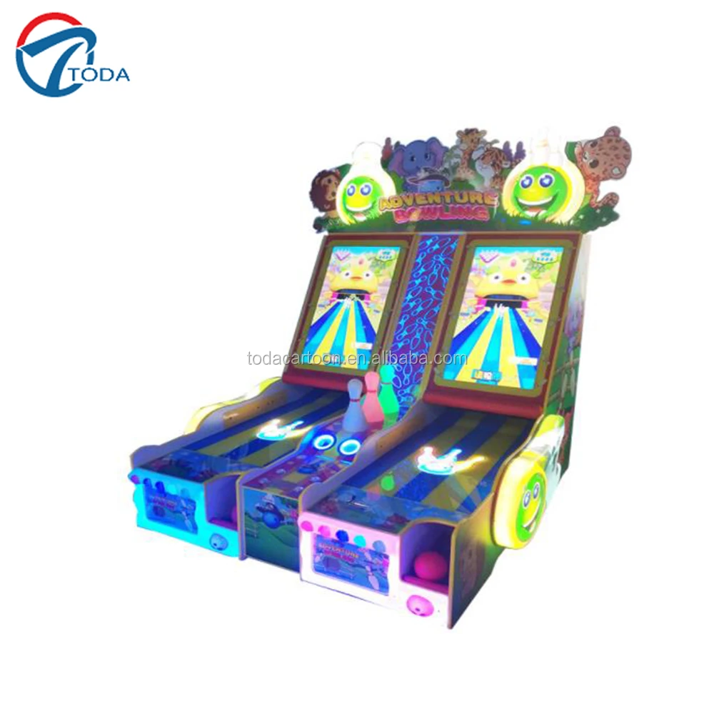 Indoor Children Kids Bowling Game Machine 3D Virtual Bowling Amusement for 2 players/ bowling game machine/ bowling party