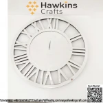 indoor decor mirror wall clock