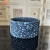 Import Indoor decorative large wide and short gray terrazzo cement flower pot from China