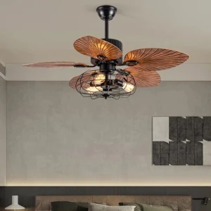 Indoor Lighting Remote Control Home Decor Lamp Luminous Fancy Ceiling Fan Light