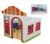 Indoor Playground Kids role play game indoor house playground fireman design wooden playhouse For Kids