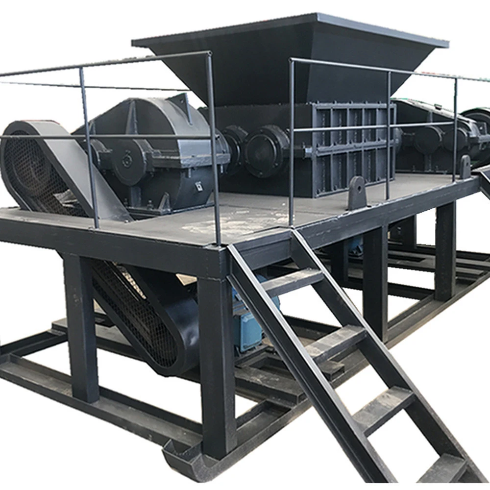 Industrial two &amp; four shaft shredder for any type of materials