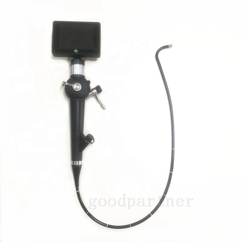 Intubation Equipment 3.5&quot; LCD high resolution Handheld ent flexible video bronchoscope endoscope with 2.0 Channel