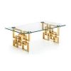 Italian coffee tables modern living room set TV stand furniture glass tables