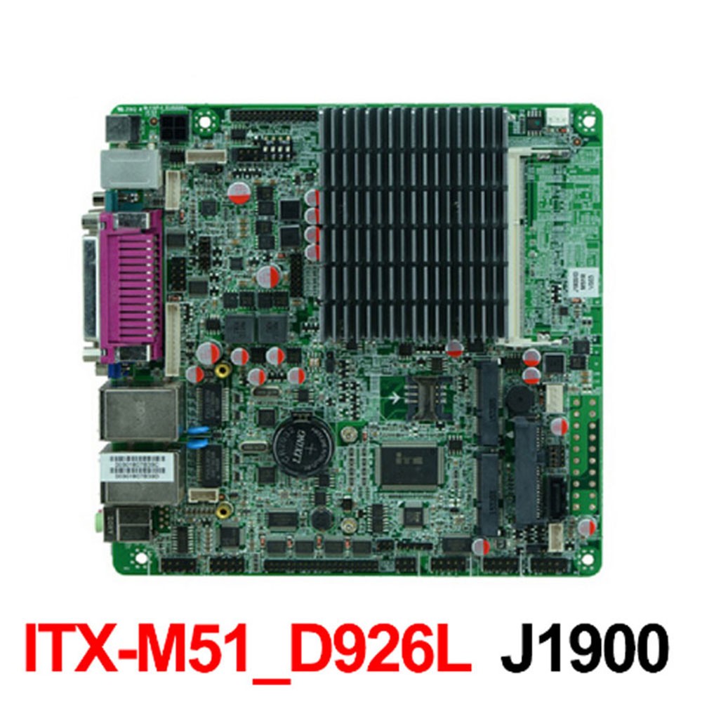 J1900 Bay trail Mini ITX Motherboard With dual Gigabit Ethernet 6 *COM 8*USB MINI-ITX-M51-D926L