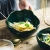Import Jade-cer dinnerware ceramic irregularly shape wave salad bowl ramen bowl fruit bowl with gold tableware from China