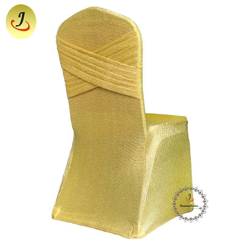 JC-CC02Wholesale price high quality wedding decoration banquet chair cover