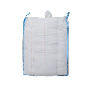 Jiaxin Ton Bag China FIBC Bulk Bag Manufacturers PP Plastic 1000kg FIBC Jumbo Bags 1 Ton Bigbag for Feed Seed Wood Chips Pellet Fertilizer Pea Gravel Tonne Bag