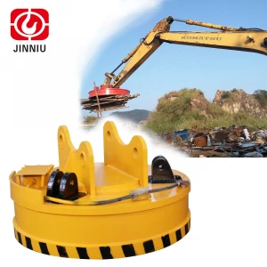 Jinniu Factory direct metal magnet scrap lifting electromagnetic  scrap lift electro magnet for excavator