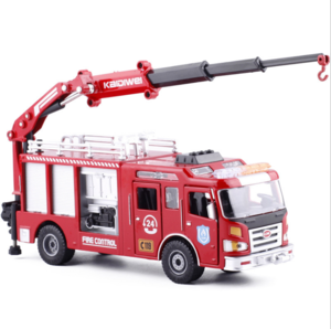 KDW 1:50 Emergency Rescue Fire Truck Alloy Engineering Vehicle Model Children&#39;s Simulation Toy