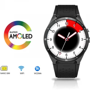 Kingwear Kw88 Pro Smart Watch Android7.01G+16G1.39 Inch AMOLED Whole Round HD3G WCDMA 850/2100 Or Customized Watch Man