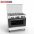 Import Kitchen appliances cooking range stainless steel 5-burner gas range with oven from China