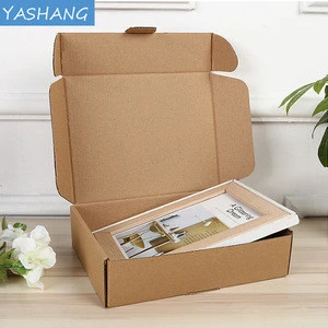 Kraft corrugated board produce boxes printing photo frame packaging design
