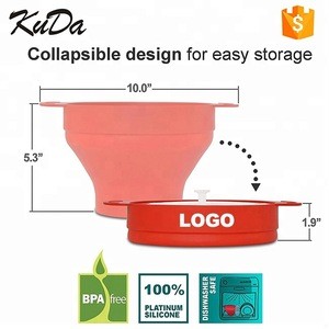 KUDA Custom Logo Microwave Popcorn Maker, Popcorn Popper for Home, Collapsible Silicone Bowl