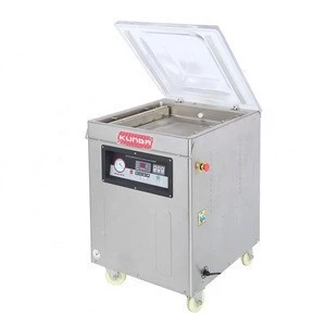 KUNBA Dz-400/2E Nitrogen Inflatable Vacuum Pumping Sealing Band Machine with plastic bag for food in restaurant