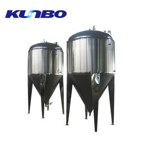 KUNBO Stainless Steel Wine Make Equip Used Conic Ferment Fermentation Tanks for Sale