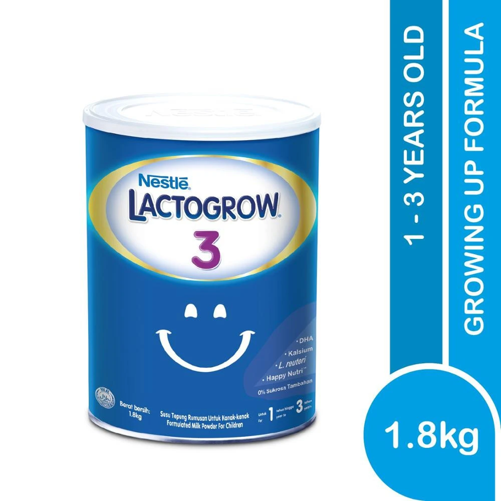 Lactogrow 3 (1-3 Years above) 1.8Kg