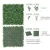 Import Landscape Foliage Artificial Grass Boxwood Hedge Panel Decorative Artificial Plants Green Wall Garden from China