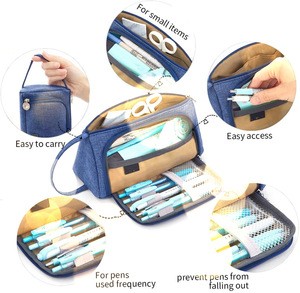 Big Capacity Pencil Pen Case Bag Pouch Holder for Middle High