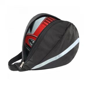Large Capacity Waterproof Motorcycle Helmet Storage Shoulder Bag with Reflective Strips