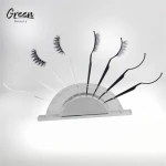 lash art tester wands display stand customized clear acrylic eyelash fitter wands