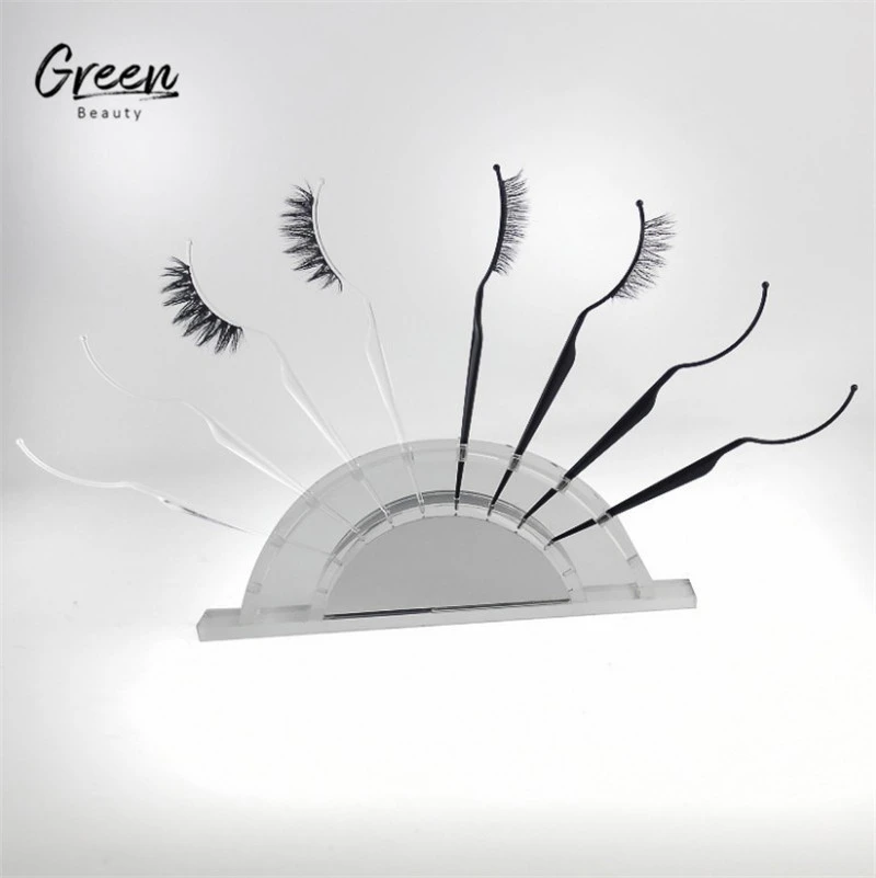 lash art tester wands display stand customized clear acrylic eyelash fitter wands