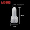 LDDQ 18mm length white plastic insulated cable accessories high quality colsed end crimp caps