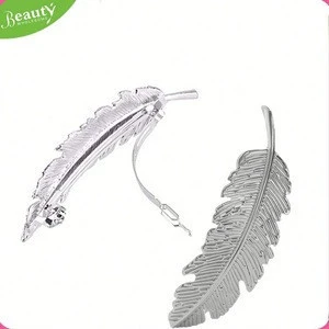 leaf shape hair barrette ,h0tvc leaf shaped hair clip