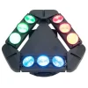 LED 9W Spider Beam Moving Head Lights For Bar Disco KTV