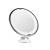 Import led lighted touch suction cup wall mounted 10 x magnifier flexible vanity bathroom shaving makeup mirror from China