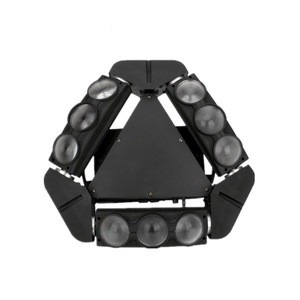 LED RGBW 4in1 9 Eyes Spider Light Nine-headed Bird Moving Head Beam Stage Light for Night Club Party