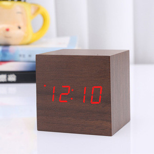 Buy Led Wood Clocks Analog 2300mah Rechargeable Digital Clock from ...