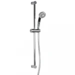 LEVO stainless steel shower bar + PVC hose + single function hand shower kit