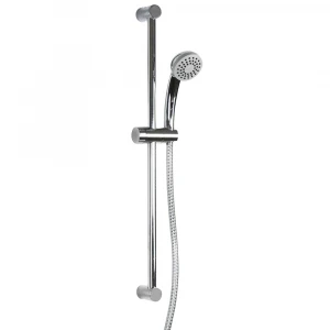 LEVO stainless steel shower bar + PVC hose + single function hand shower kit
