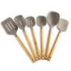 LFGB Kitchen supplies non stick 6 piece silicon kitchen utensil set