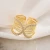 Import Limited Three Stone Rings Rings Type Cute Style Ceramicclay Porcelain Jewelry Main Material Rings from China