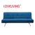 Import Living room furniture foldable futon sofa bed with metal frame and wooden frame from China