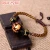 Import LONGJIE manufacturer wholesales wooden beads of red tiger eye stone corn knot handmade braid men rope bracelet accept custom from China