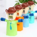 Love Warriors wash creative suite bathroom toothbrush holder automatic toothpaste dispenser