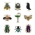 Import Lovely Animal Snake Owl Crow Brooches Pins Beetle Cockroach Brooches Enamel Insect Bee Collar Badge Jewelry for Women Gift from China
