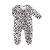 Import Lovely colorful leopard custom prints baby footie pajamas zipper sleepwear ruffle infant jumpsuit clothes baby rompers with zip from China